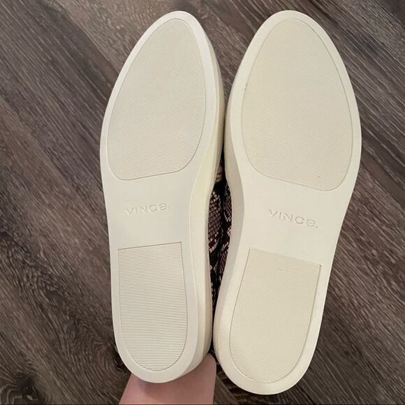 Vince Garvey Snake-Print Slip-On Sneakers - Picture 9 of 9